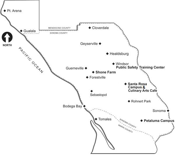 SRJC District Map